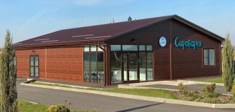 Visit to the cafe at the La Ferma cheese factory: Photo